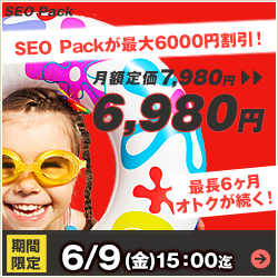 SEO Packキャンペーン