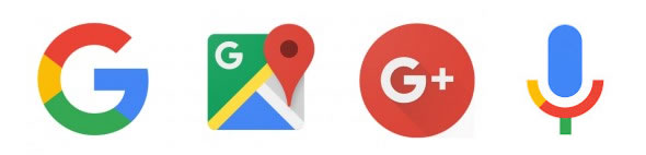 Googleのロゴが変更されたとにともなって一緒に変更されたアイコンなど